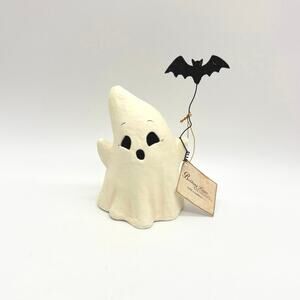 3 Bethany Lowe Luminary Boo With Bat Spider & Banner Ghost Set Of 3 Ghosts NEW